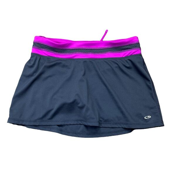 C9 Champion Duo Dry Athletic Skort Gray Pink Size Small Tennis Yoga Running - Picture 1 of 7